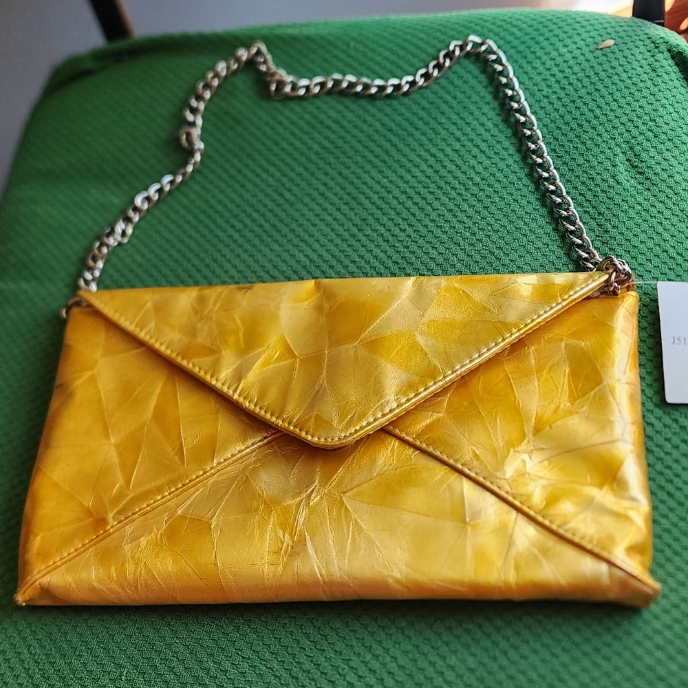 Jessica McClintock Purse Clutch with Hidden Chain